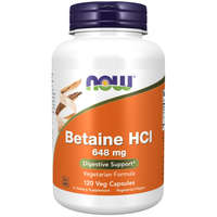 Now Foods NOW Betaine HCl 648 mg – 120 Veg Capsules