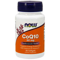 Now Foods Q-10 50 mg 50 lágykapszula Now Foods Q10