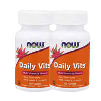 Now Foods Now Foods Daily Vits 2x1 doboz DUO pack 2x100 tabletta csomagban olcsóbb!