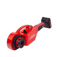 VIRAX VIRAX PHENIX IV AKKUS MENETVÁGÓ GÉP, JOBBOS BSPT 1/2" - 3/4" - 1" - 1,1/4" VÁGÓFEJEKKEL (18V/2x4,0Ah CAS) (137581)