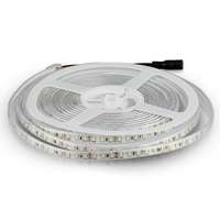 V-TAC 8W LED szalag 3528 - 120 LED/m Meleg fehér IP65 - 212038 (5 méter) V-TAC