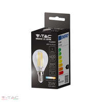 V-TAC 4W Retro LED izzó Filament E14 P45 Meleg fehér - 214300 V-TAC