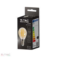 V-TAC 4W Retro LED izzó E14 Filament P45 szabadalmi borostyán burkolat 2200K - 214499 V-TAC