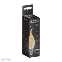 V-TAC 4W Retro LED izzó E14 Filament gyertyaláng szabadalmi borostyán burkolat 2200K - 217114 V-TAC