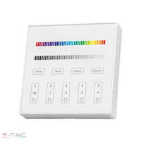 V-TAC 4 zónás fali RGBW vezérlő - 2917 V-TAC