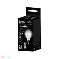 V-TAC 4,8W LED izzó E14 P45 RGB+3000K távirányítóval - 3029 V-TAC