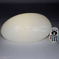 V-TAC RGB LED-es díszkő fehér 28 cm IP67 - 40151 V-TAC