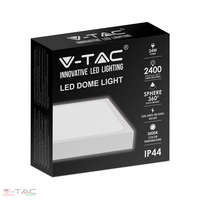 V-TAC 24W Fehér LED Mennyezeti lámpa négyszög 3000K IP44 - 7627 V-TAC