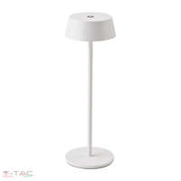 V-TAC 2W fehér LED újratölthető asztali lámpa 3000K - 7689 V-TAC