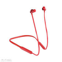 V-TAC Bluetoothos sport fülhallgató piros - 7711 V-TAC