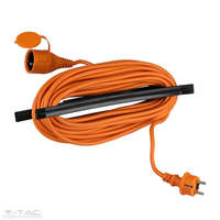 V-TAC Falra szerelhető lengőalj (3G1,5mm2) 16A 15 méter narancssárga IP44 - 8816 V-TAC