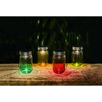 HOFF Napelemes lámpa, színes edény, 13,5 cm, HOFF