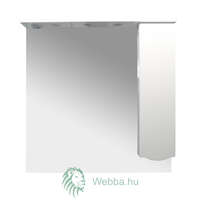 ARTHEMA Fürdőszoba szekrény tükörrel és világítással, 1 ajtós, jobb, Arthema Maya, fehér, 98 x 17,5 x 100 cm