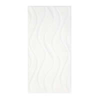  Fürdőszoba / konyhai csempe White Waves fényes, 25 x 50 cm