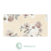 Cesarom Cesarom Reale fürdőszoba/konyha dekorációs csempe , matt, kőutánzat, virágmintás, 25 x 50 cm