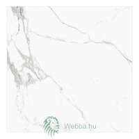 Cesarom Carrara Belső csempe, univerzális, fényes, fehér, márvány megjelenés, 45 x 45 cm