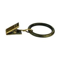 SN Deco Karnis karika csipesszel fém, antik arany, 16 mm, 10 db / készlet