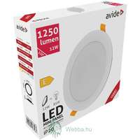 Avide Avide LED Beépíthető Kerek Mennyezeti Lámpa Műanyag 12W WW 3000K