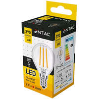 ENTAC LED Filament Mini Globe 4W E14 WW 3000K