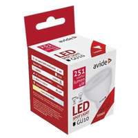 Avide LED Spot Alu+plastic 4W GU10 110° WW 3000K