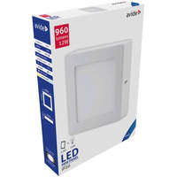 Avide Falra Szerelhető Négyzetes Mennyezeti Lámpa ALU 12W CW 6400K Avide LED