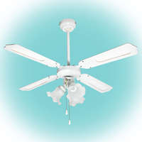 HOME HOME CF 1050 L - Mennyezeti ventilátor, fehér, 3xE27 lámpa, 105 cm, 50 W