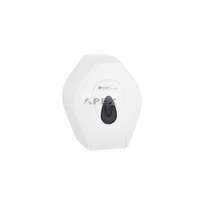  MERIDA T2 MOD F-S Toalettpapír adagoló mini, fehér ABS műanyag, szürke szemmel