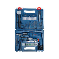 Bosch BOSCH Ütvefúrógép GSB 600 + 100 részes tartozékszett kofferben / 600 W