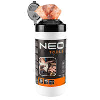 NEO (Topex) Kéz-és felülettisztító csiszolókendő, 75 lap, ragasztó, gyanta, szilikon, lakk, festék, poliuretán hab és polimer