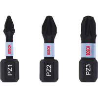 Bosch BOSCH Bithegy készlet 3 részes PZ1 / PZ2 / PZ3 x 25 mm Impact Control