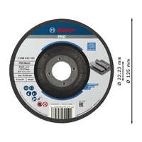 Bosch BOSCH PRO Vágókorong fémre 125 x 2,5 x 22,2 mm A 30 S BF