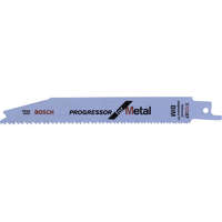 Bosch BOSCH Szablyafűrészlap fémre S 123 XF 150 mm / 8-18TPI bimetál Progressor for Metal (5 db)