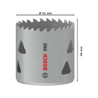 Bosch BOSCH PRO Körkivágó 51 mm (8% kobalttal) menetes Multi Material