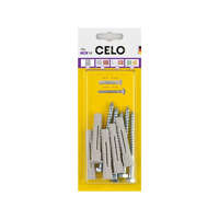 CELO CELO MZK univerzális galléros műanyag dübel 10 x 60 + 7,0 x 80 hatlapfejű csavar (5 db)
