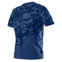NEO (Topex) Munkavédelmi póló, CAMO Navy, tengerészkék, terepmintás, 100% pamut, XL