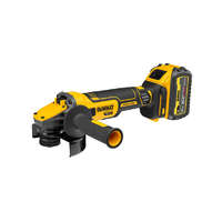 DEWALT DEWALT Akkus sarokcsiszoló 125 mm 18 V (1 x 6,0 Ah akku + töltő) DCG409T1