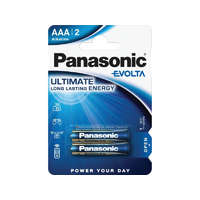 Panasonic PANASONIC EVOLTA AAA/mikro szupertartós alkáli elem 1,5 V (2 db)