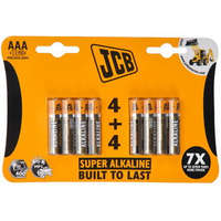 JCB JCB - SUPER alkalikus elem AAA / LR03, 8 db/csomag