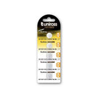 Uniross UNIROSS LR43 alkáli gombelem 1,5 V (5 db)