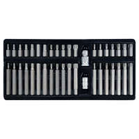 Yato YATO Torx és imbusz bit készlet 40 részes (1/2"-3/8" H4-H12, M5-M12, T20-T55)