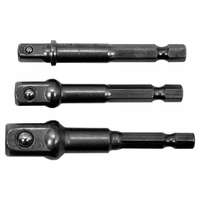 Yato YATO Dugókulcs adapter készlet 3 részes 1/4" Hex -> 1/4", 3/8", 1/2" négyszög