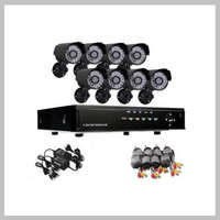  CCTV kamerarendszer - 8 kamerás megfigyelő rendszer
