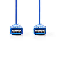Nedis Nedis USB 3.2 Gen1 USB A-A kábel 1.0m, kék