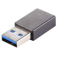 WPOWER USB3.0 apa - Type-C anya átalakító, fekete
