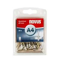  Novus popszegecsek alumínium A4 8 mm 3.5-5.0 30 db