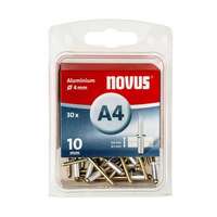  Novus popszegecsek alumínium A4 10 mm 5.0-6.5 30 db