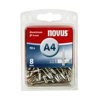  Novus popszegecsek alumínium A4 8 mm 3.5-5.0 70 db