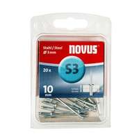  Novus popszegecsek acél S3 10 mm 5.0-6.5 20 db