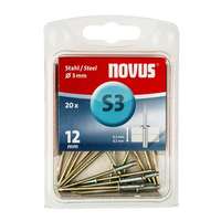  Novus popszegecsek acél S3 12 mm 6.5-8.5 20 db