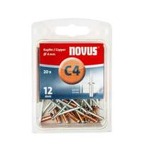  Novus popszegecsek réz C4 12 mm 6.0-8.5 20 db